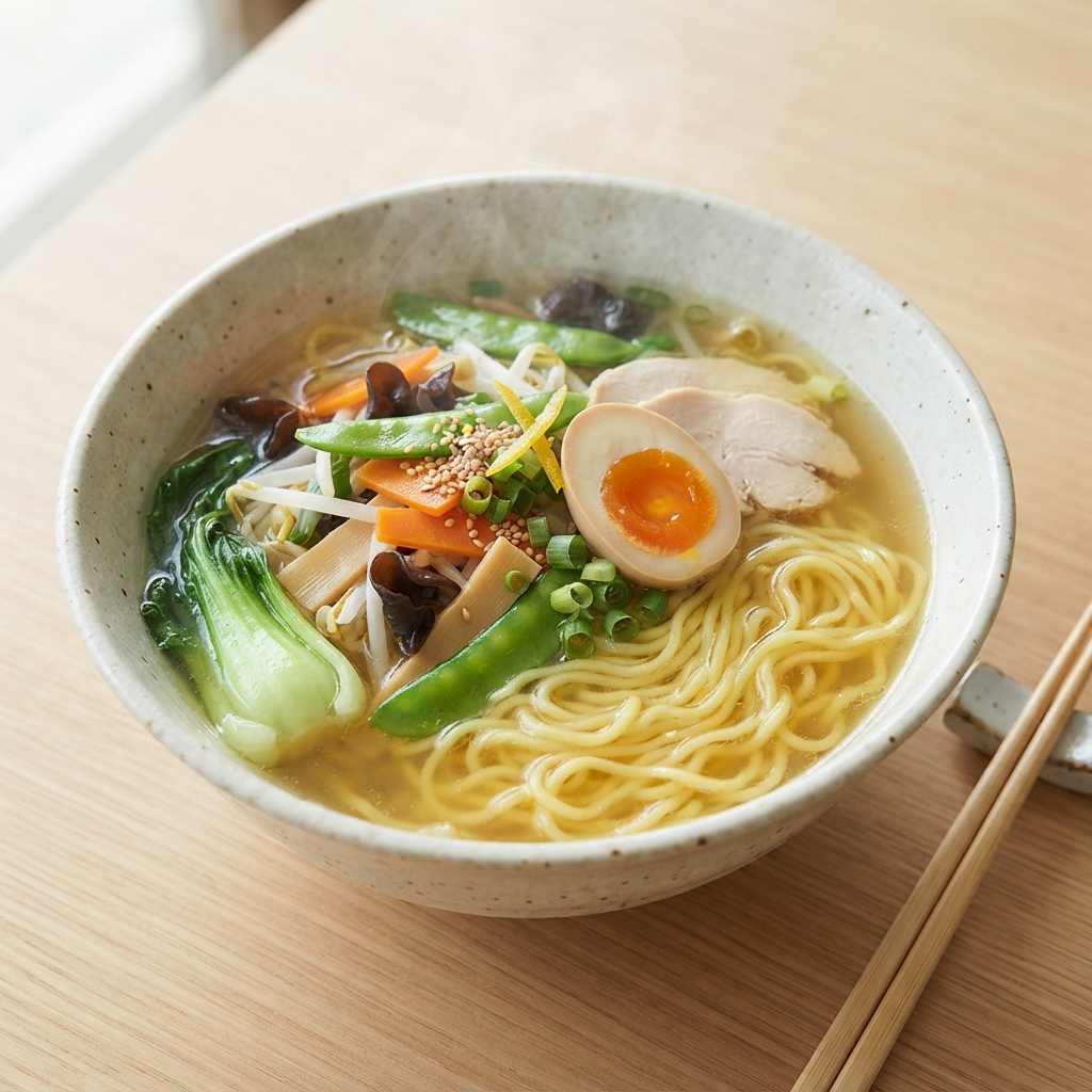 野菜たっぷり塩そば